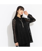 スカラップレース チュニック