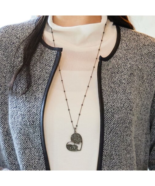 恋するハートネックレス