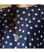 サークルリーフネックレス