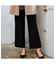 【蓄熱・保温素材】裏起毛ストレートパンツ