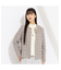 ツイードノーカラーニットジャケット