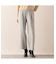 【Charme par Eclat】ウォッシャブル両面起毛　センタープレスパンツ