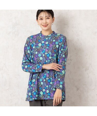 カラフルフラワー カットソー