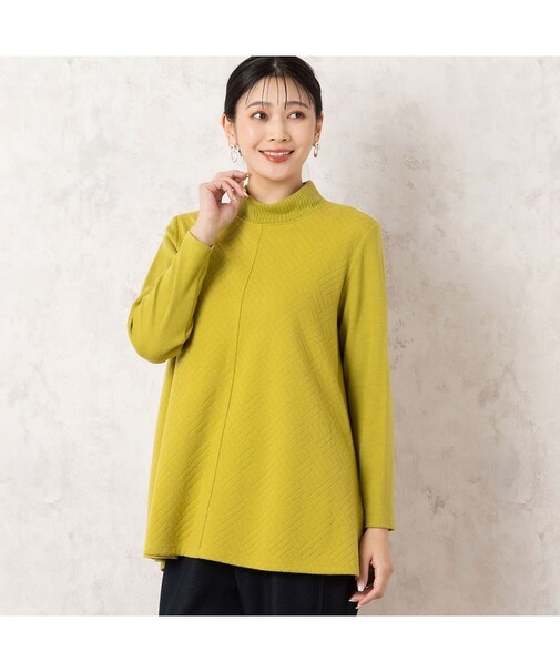 キルト風ジャカードカットソー