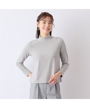 【S・Mサイズ】人気につき追加！ベア天竺細ボーダー　ハイネックTシャツ
