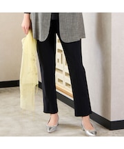 【洗える】オールゴム ストレッチパンツ