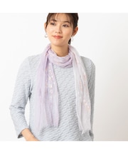 刺繍 グラデーションストール