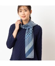 ドット柄シルクストール