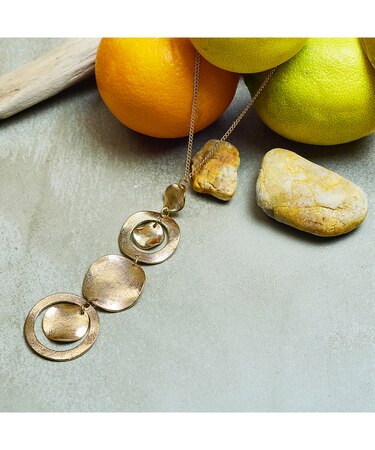 サークル四連ネックレス