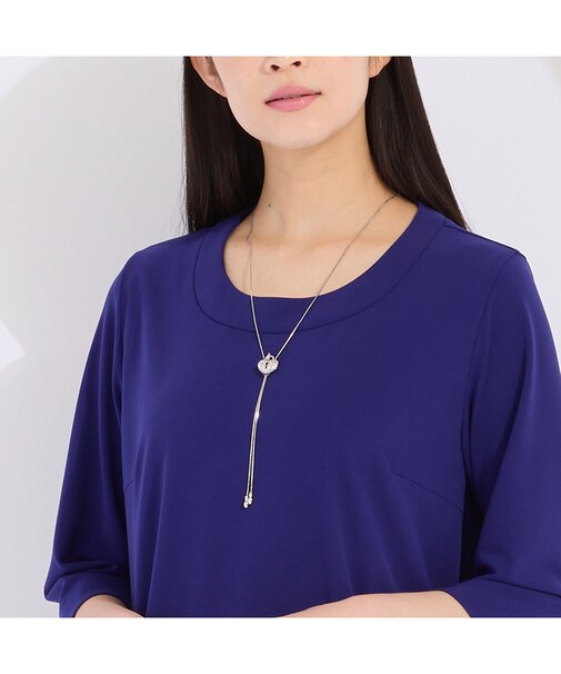 ハートキー　フリースライドネックレス