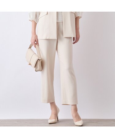 【セットアップ対応/S・Mサイズ】ウォッシャブルブッチャーストレートパンツ