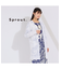 【Sprout.】綿ナイロン　Vネックニットカーディガン