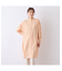 【S・Mサイズ】ウォッシャブル　シアーストライプロングブラウス