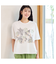 【洗える】サファリ刺繍Tシャツ