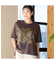 【洗える】サファリ刺繍Tシャツ