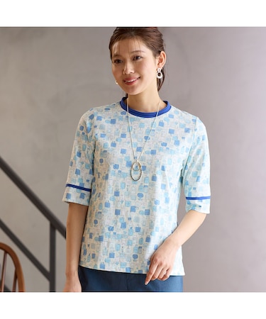 【洗える・日本製】パフューム柄Tシャツ