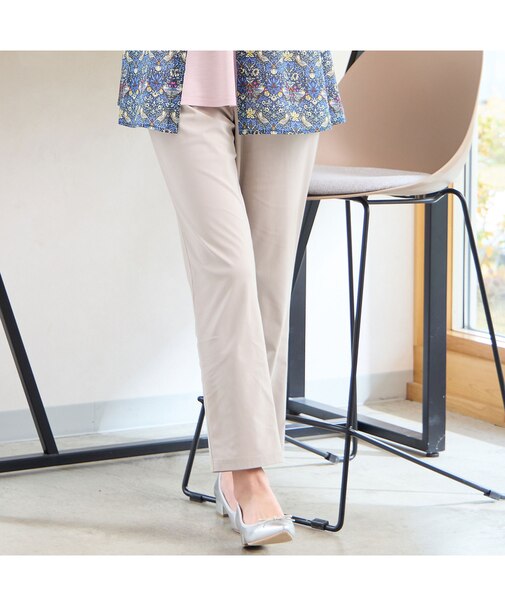 【洗える・限定カラーあり】オールゴム ストレッチパンツ