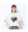 【S・Mサイズ】プリント+レースデザインTシャツ