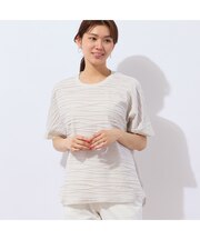 【洗える・日本製】タックボーダーTシャツ