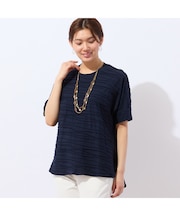 【洗える・日本製】タックボーダーTシャツ