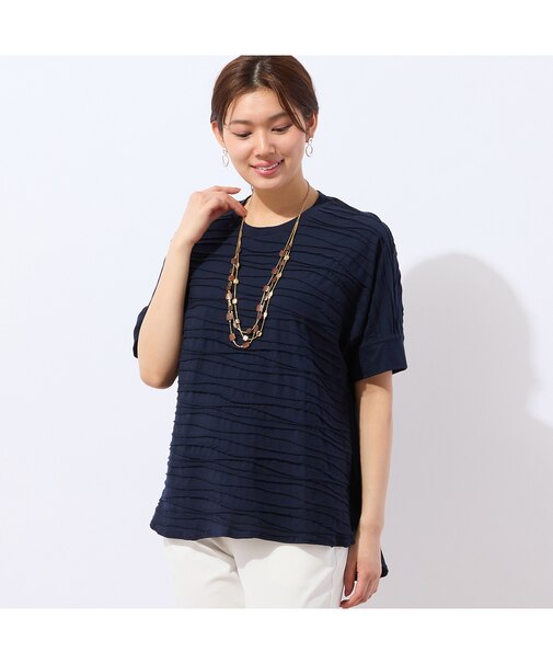 【洗える・日本製】タックボーダーTシャツ