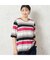 【洗える・日本製・綿100%】カラーボーダーTシャツ