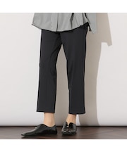 【手洗いOK】クロップト丈・スリムストレートパンツ