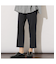 【手洗いOK】クロップト丈・スリムストレートパンツ