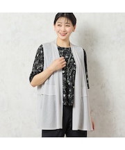 【洗える】ペプラムデザイン シアーベスト