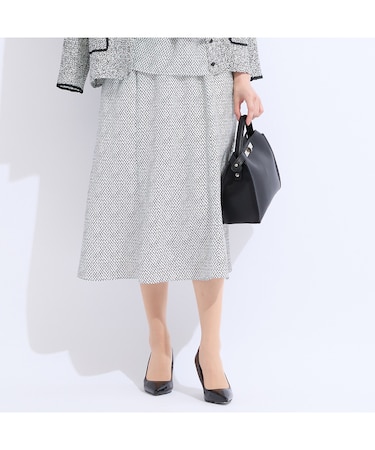 【セットアップ対応】ウォッシャブル幾何プリントスカート