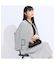 【セットアップ対応】ウォッシャブル幾何プリントプリーツジャケット