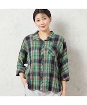 【洗える】マドラスチェックシャツ