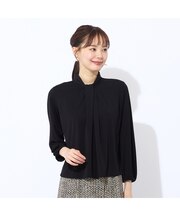 【洗える・接触冷感】ボウタイ風プルオーバーTシャツ
