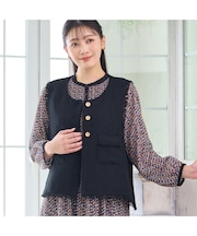 ツイードベスト