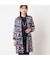 【洗える】シアーチェックロングシャツ