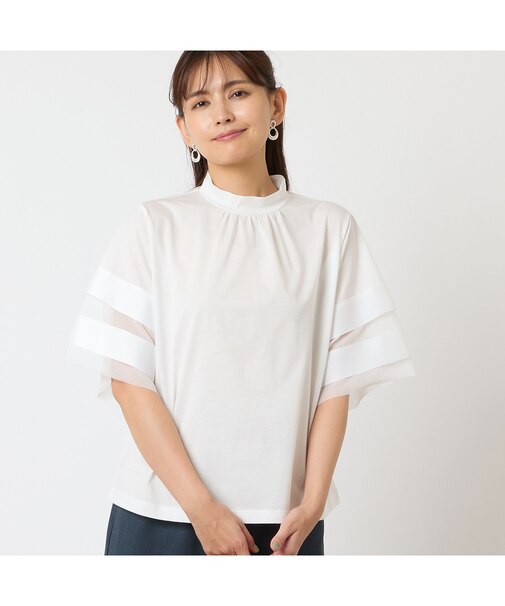 【一部店舗・WEB限定アイテム・洗える】袖リボンプルオーバー