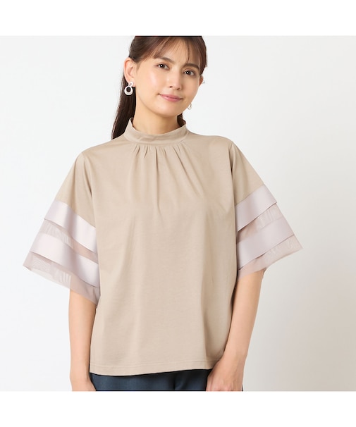【一部店舗・WEB限定アイテム・洗える】袖リボンプルオーバー