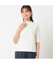【一部店舗・WEB限定アイテム・洗える・綿100%】バックボタンTシャツ