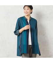 【洗える・綿100%】ビッグストライプシャツ