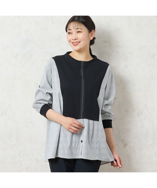 【洗える】重ね着風プルオーバー