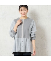 【洗える】重ね着風プルオーバー