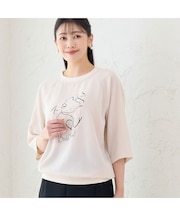 【洗える】フェイスプリントプルオーバー