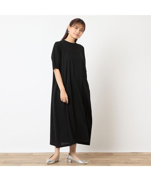 【一部店舗・WEB限定アイテム・洗える・綿100%】コクーンワンピース