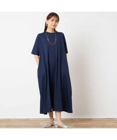 【一部店舗・WEB限定アイテム・洗える・綿100%】コクーンワンピース