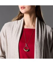 リングモチーフトグルネックレス