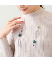 ドットモチーフネックレス