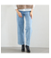 【洗える】センタープレスデニムパンツ