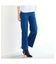 【洗える】センタープレスデニムパンツ