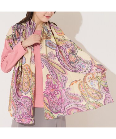 ペイズリープリントストール