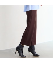 【洗える・防しわ】ツイルストレートパンツ